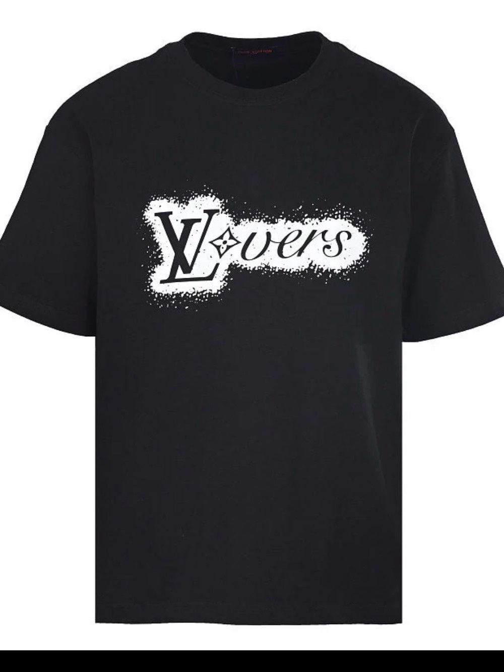 Louis Vuitton 'LV Lovers' Black Graphic Tee